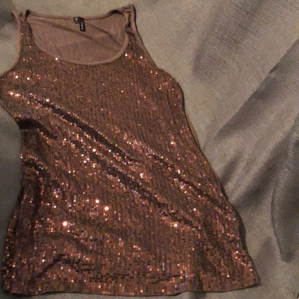Maurice's Sparkly brown tank